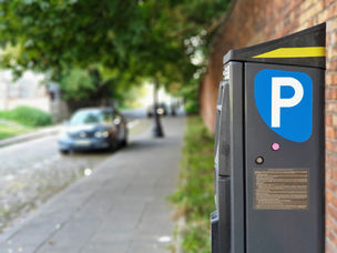 Photo of a car park payment meter
