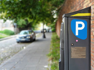 Photo of a car park payment meter