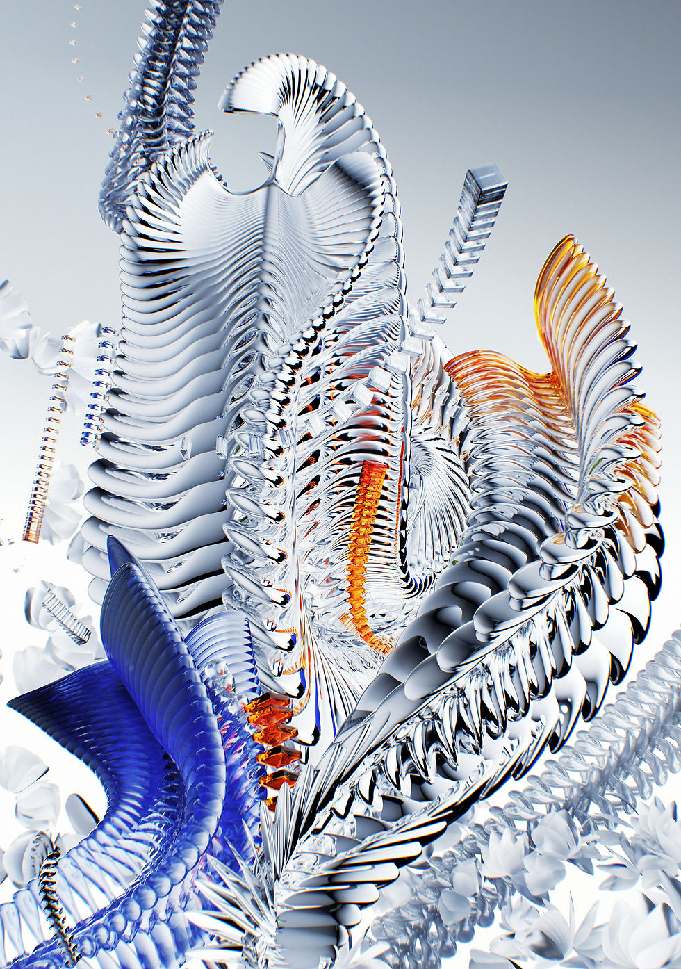 An abstract image representing something futuristic