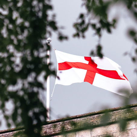 St George's flag flying