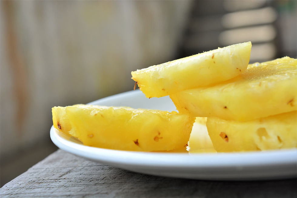 Ananas er godt for huden