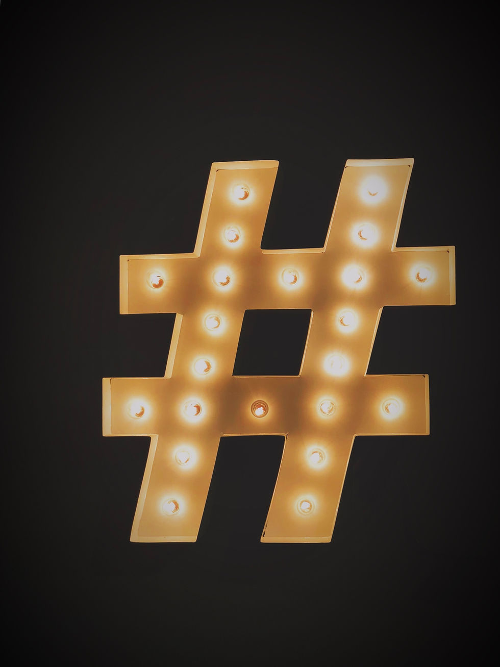 image of hashtag sign
