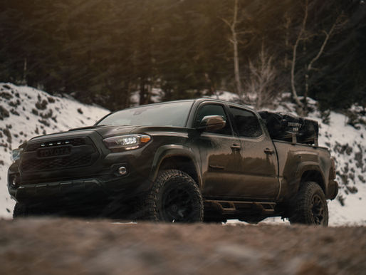 Toyota Tacoma pickup truck representing automotive manufacturing expansion, vehicle production investment, and shifting supply chains in the U.S. auto industry.