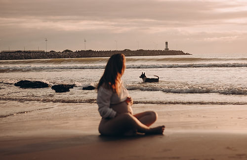 Séance photo grossesse — Bassin d’Arcachon, Gironde & Landes