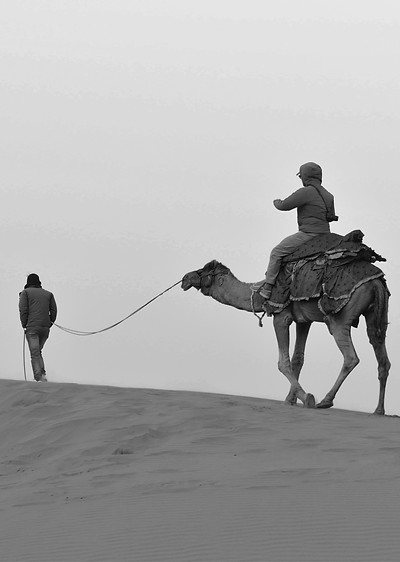 Guide Leading a Camel