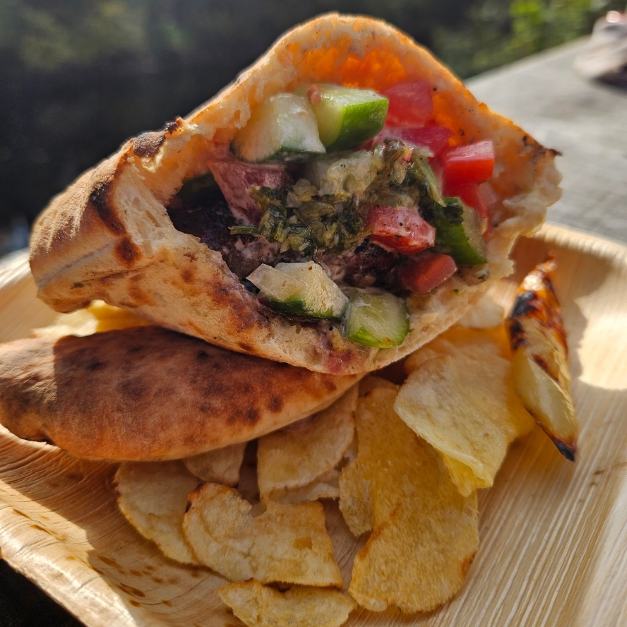 Arranged Food and Objects