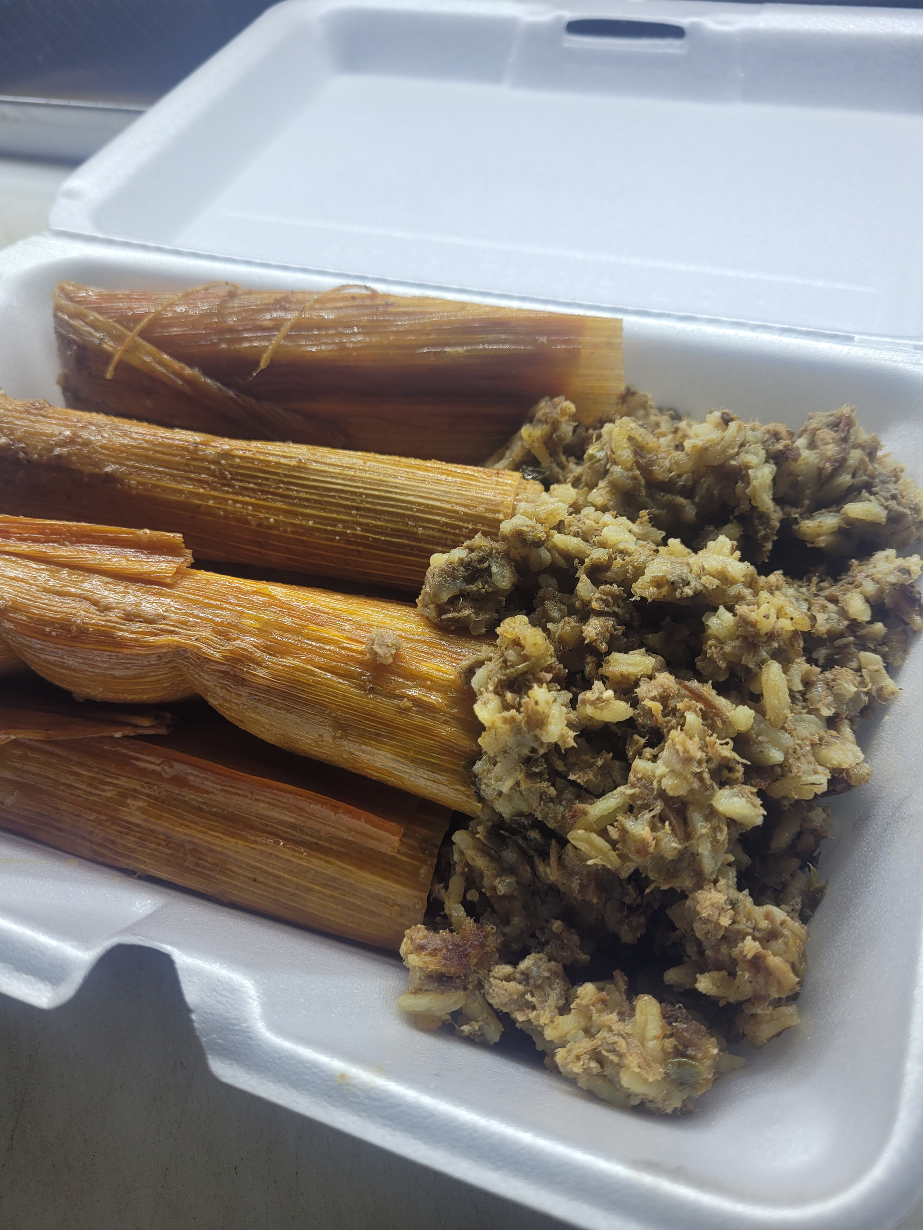 Beef Boudin Hot Tamales 