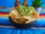 Guacamole with totopos