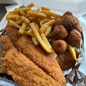 Fried Flounder Dinner