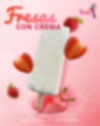 Strawberries & Cream Paleta