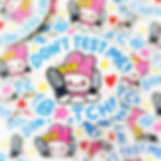 Don't Test Me! Cute Animal | Vinyl Sticker