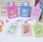 Sanrio Kawaii Photo Card Holder Keychain