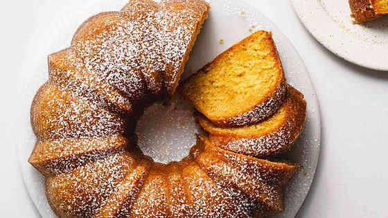 Slice of Bundt Cake