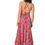Thumbnail: Pink Turquoise Beige Turquoise Women Dress
