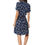Miniatura: Blue Cream White Women Dress