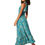 Miniatura: Turquoise Beige Cream Women Dress