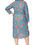 Thumbnail: Blue Pink Yellow Women Plus Size Dress