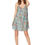 Miniatura: Green Blue Red Orange Women Dress