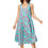 Miniatura: Turquoise Pink Grey Green <b>Women Dress</b>