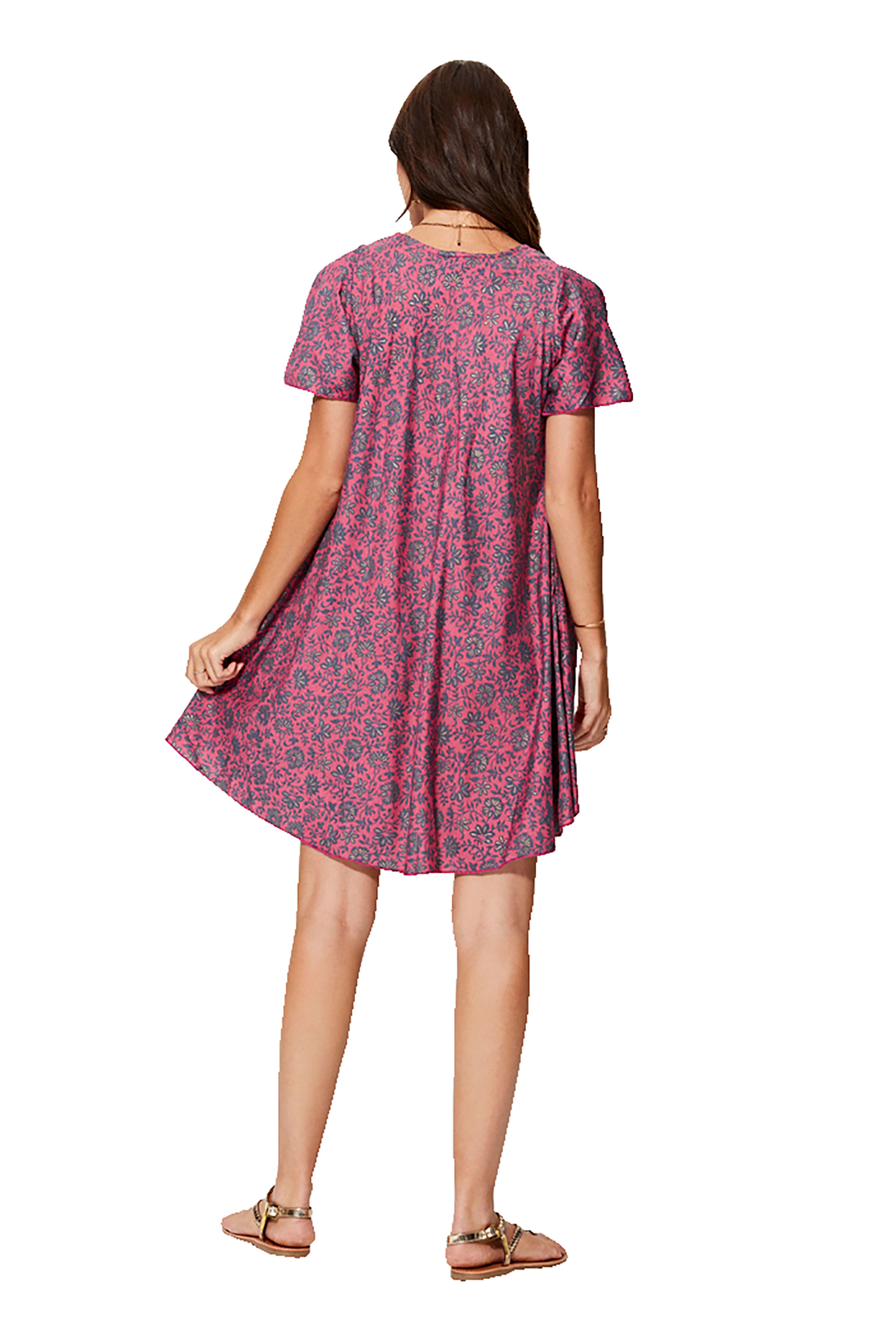 <span>Pink Grey Gold Women Dress</span>