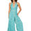 Miniatura: Turquesa Beige Mujeres Jumpsuit