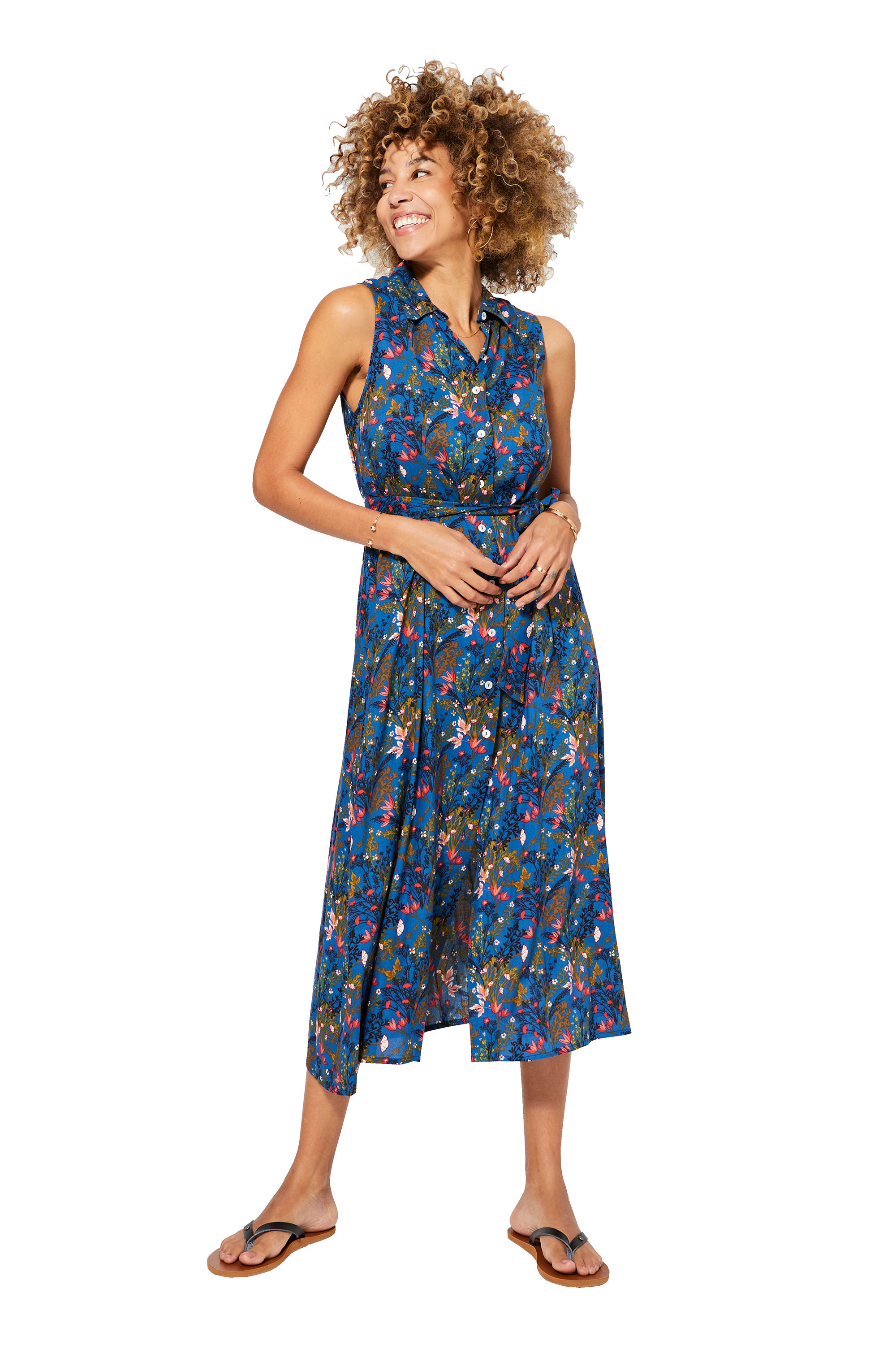 Azul Verde Rosa Negro Vestido de Mujer