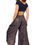 Thumbnail: Navy Blue Gold Women Trousers