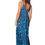 Thumbnail: Blue Navy Blue Cream Women Dress