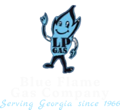 Blue Flame Gas Company Logo