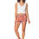 Thumbnail: Orange Pink Blue Cream Women Short