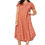 Miniatura: Orange Green White Yellow Women Plus Size Dress