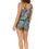 Miniatura: Turquoise Purple Yellow Mujeres Short Jumpsuit