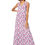 Thumbnail: White Pink Grey Turquoise Women Dress