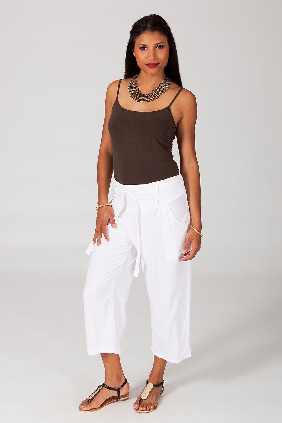 Miniatura: <span>White Women Trousers</span>