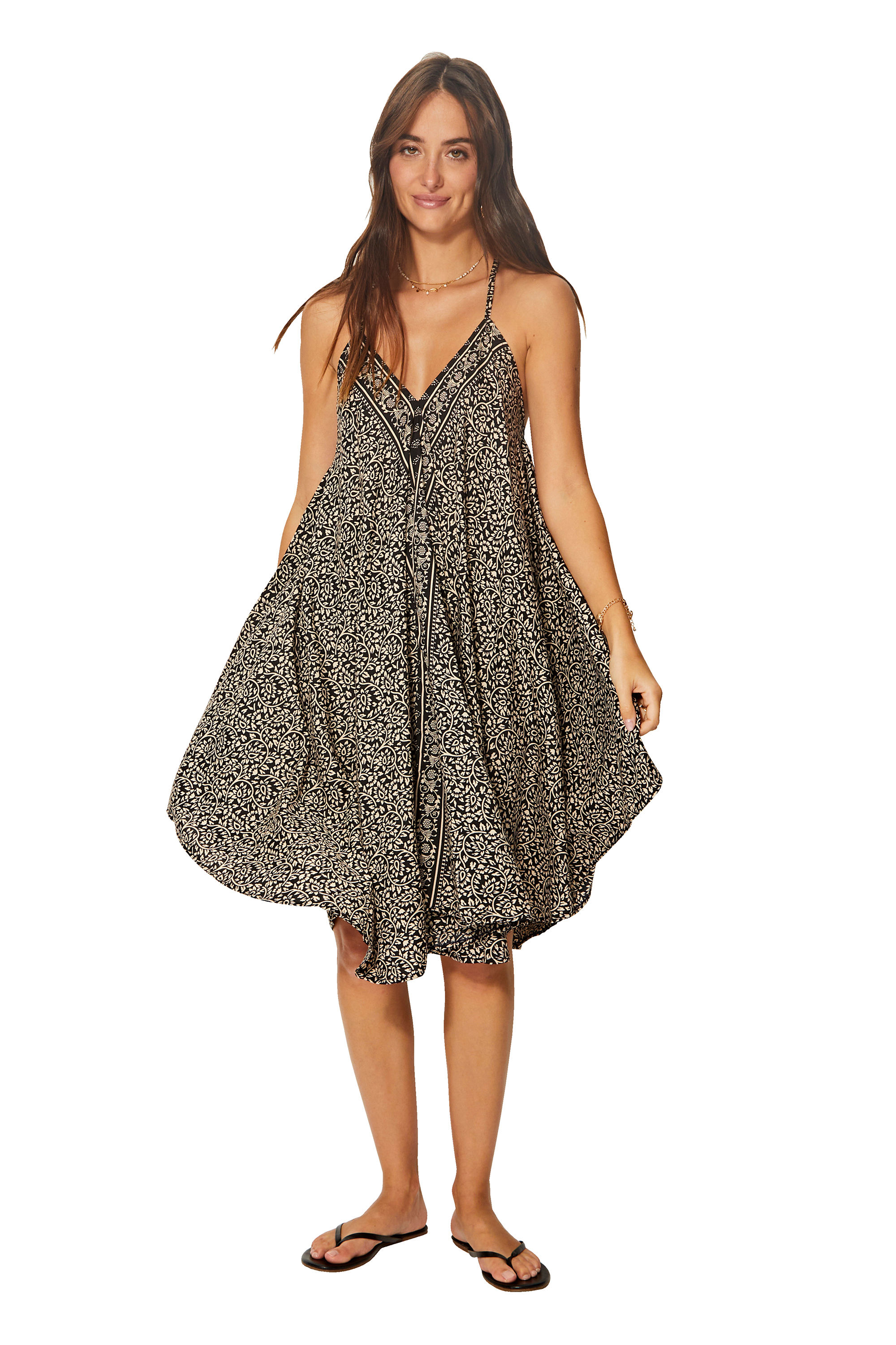 Black Cream Women Dress