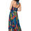 Thumbnail: Navy Blue Green Pink Women Dress