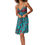 Thumbnail: Green Orange Blue Women Dress