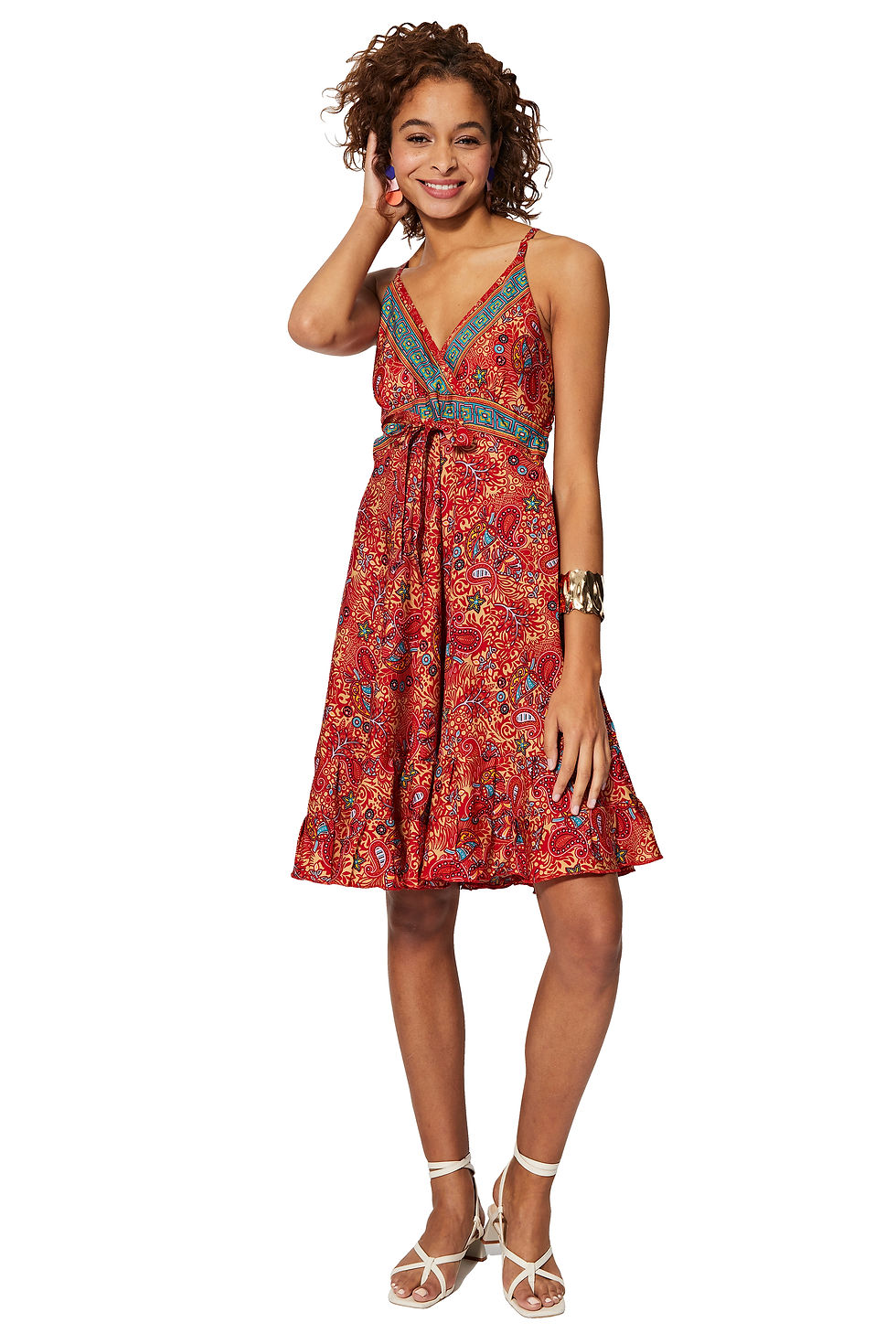 Red Yellow Blue Women Dress