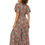 Thumbnail: Beige Grey Red Women Dress