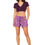 Miniatura: <span style="color:pink">Pink</span> <span style="color:purple">Purple</span> <span style="font-weight:bold">Women</span> <span style="font-style:italic">Short</span>