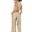 Miniatura: Beige Black Women Jumpsuit