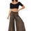 Miniatura: <em>Negro Oro Mujeres Pantalones</em>