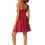 Thumbnail: Red Grey Women Dress