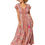 Miniatura: Beige Pink Orange <b>Women</b> <i>Dress</i>
