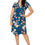 Thumbnail: Blue Green Orange Women Plus Size Dress