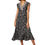Thumbnail: Black Grey Cream Women Dress