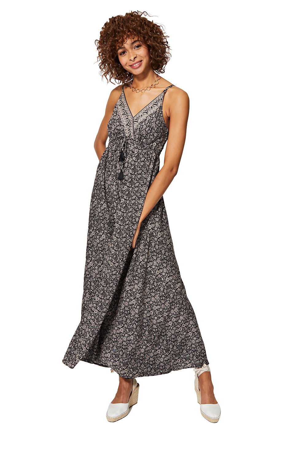 <span class="color">Negro</span> <span class="color">Blanco</span> <span class="gender">Mujeres</span> <span class="type">Vestido</span>