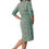 Thumbnail: Green Grey Women Plus Size Dress