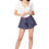 Miniatura: Blue Cream Pink Women Short