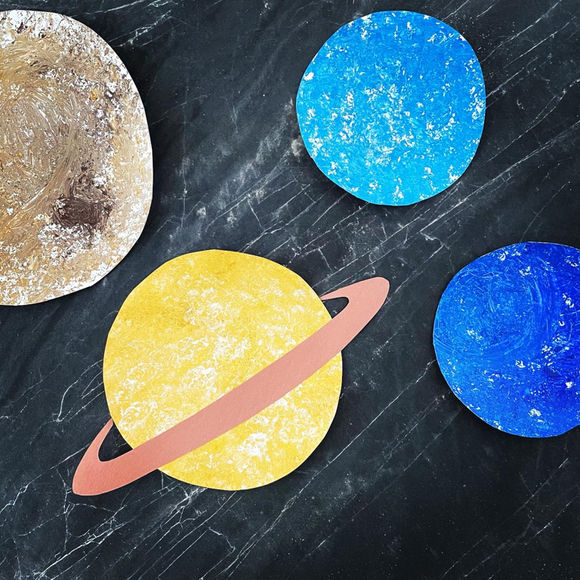 Planets Painting Step 7